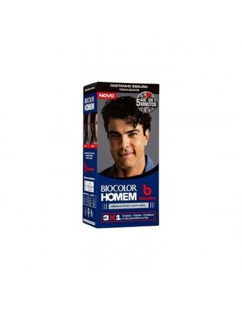 TONALIZANTE BIOCOLOR HOMEM CASTANHO ESCURO