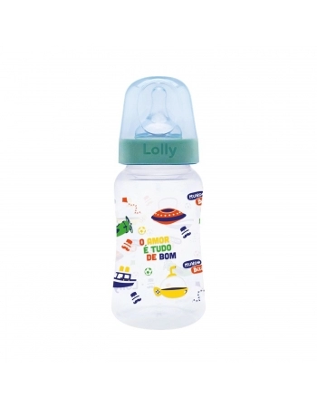 MAMADEIRA LOLLY KINDDY 11065 MUNDO BITA 330ML SILICONE BLISTER VERDE