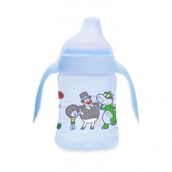 COPO TREINAMENTO LOLLY MUNDO BITA 250ML COM ALÇA 7104 BLISTER AZUL