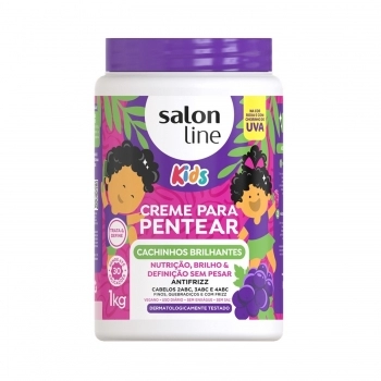 CREME PENTEAR SALON LINE 1K KIDS CACHINHOS BRILHANTES UVA