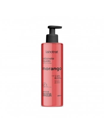 SABONETE LIQUIDO LABOTRAT 190ML DIA/DIA MORANGO