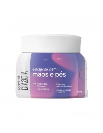 ESFOLIANTE PES/MAOS LABOTRAT 240G DIA/DIA PODEROSA FORM MENTOLADA