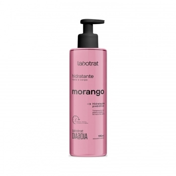 LOCAO HIDRATANTE CORPO/ROSTO LABOTRAT 190ML DIA/DIA MORANGO