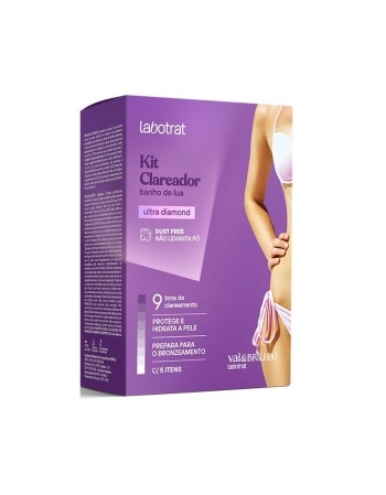 KIT BANHO LUA LABOTRAT VAI/BRILHA ULTRA DIAMOND 9 TONS CLAREAMENTO