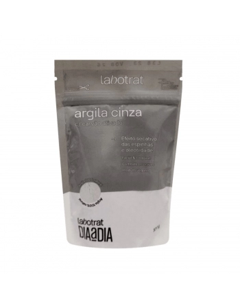 ARGILA PO LABOTRAT 100G DIA/DIA CINZA COM CARVAO ATIVADO