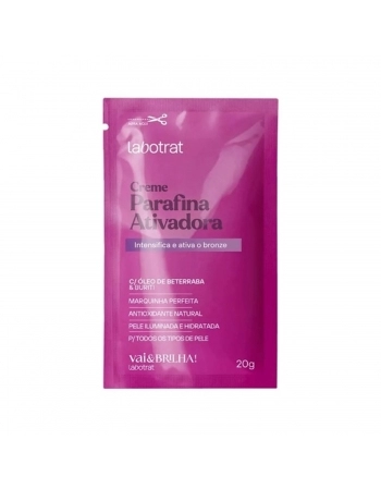CREME PARAFINA LABOTRAT SACHE 20G ATIVADORA BETERRABA/BURITI