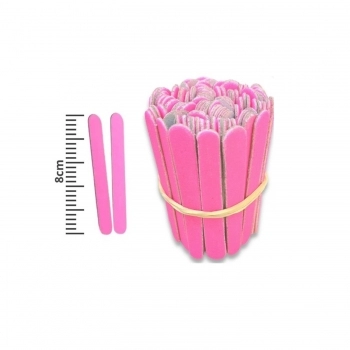 LIXA UNHA SANTA CLARA MINI ROSA 100UN 6031