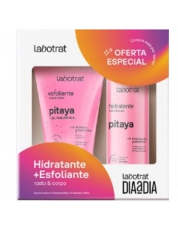 KIT HIDRATANTE + ESFOLIANTE LABOTRAT 190/150G DIA/DIA PITAYA