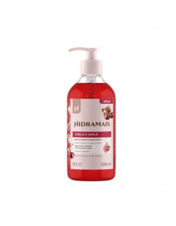 SABONETE LIQUIDO HIDRAMAIS 500ML CEREJA E AVELA