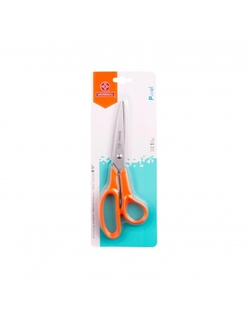 TESOURA MULTIUSO MUNDIAL 8 1/2\" LARANJA PIXEL 3560 FIO LISO