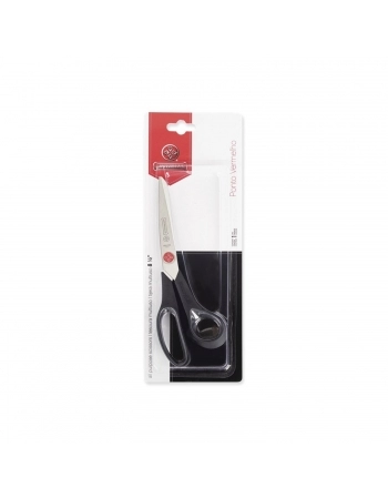 TESOURA MULTIUSO MUNDIAL 8 1/2\" PRETO PONTO VERMELHO 660N F LISO