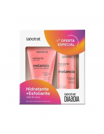 KIT HIDRATANTE + ESFOLIANTE LABOTRAT 190/150G DIA/DIA MELANCIA