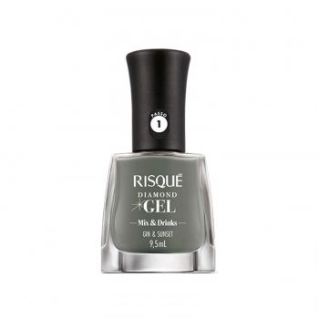 ESMALTE RISQUE DIAMOND GEL CREMOSO SEM BLISTER GIN & SUNSET