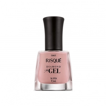ESMALTE RISQUE DIAMOND GEL CREMOSO SEM BLISTER SAL ROSA