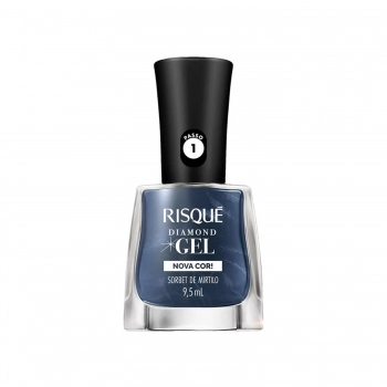 ESMALTE RISQUE DIAMOND GEL METALICO SEM BLISTER SOBERT MIRTILO