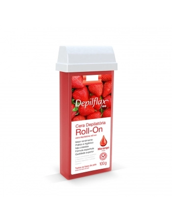 CERA ROLL DEPILFLAX 100G MORANGO