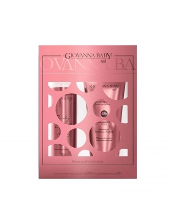 KIT BODY SPLASH 260ML + LOCAO HIDRATAMTE 200ML GIOVANNA BABY ROSE