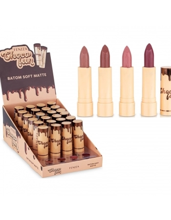 BATOM SOFT MATTE FENZZA MAKE UP CHOCO FUN C/24 FZ20086