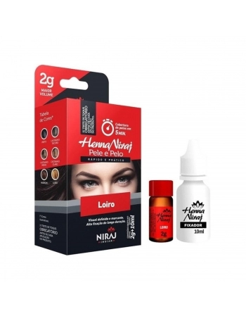 HENNA SOBRANCELHA NIRAJ LOIRO 2G