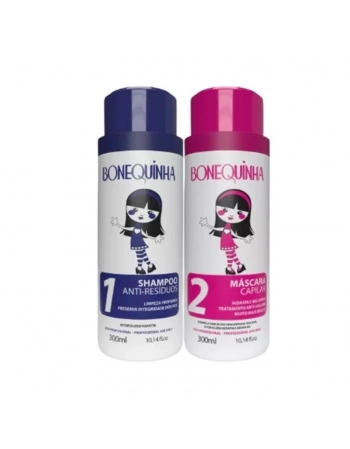KIT SHAMPOO+MASCARA BONEQUINHA 300ML TRADICIONAL