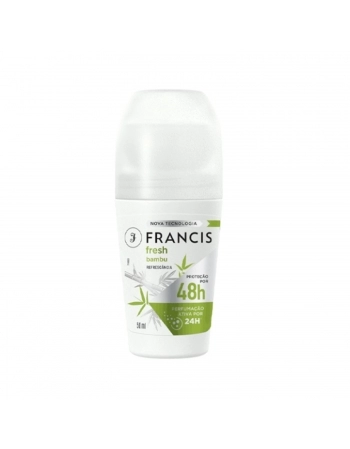 DESODORANTE ROLLON FRANCIS 50ML FRESH BAMBU 48HORAS