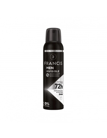 DESODORANTE AEROSOL FRANCIS 100ML MEN INVISIBLE 72HORAS