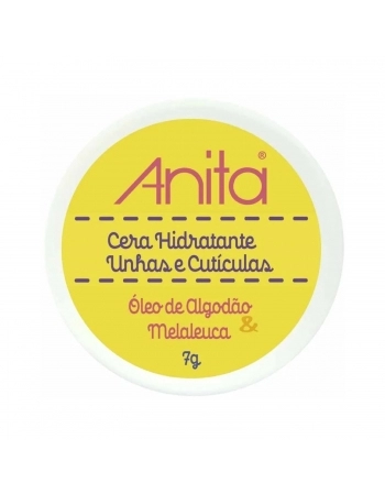 CERA HIDRATANTE ANITA 7G PARA UNHA E CUTICULA OLEO DE ALGODAO E MELALEUCA 526