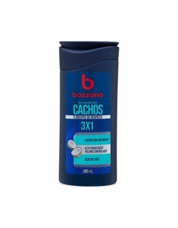 SHAMPOO BOZZANO CACHOS 200ML 3X1
