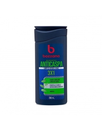 SHAMPOO BOZZANO ANTICASPA 200ML 3X1