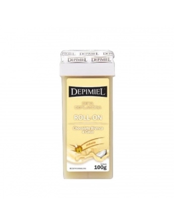 CERA DEO ROLL DEPIMIEL 100G CHOCOLATE BRANCO E COCO