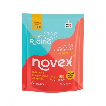 CREME TRATAMENTO EMBELLEZE NOVEX 300G REFIL RICINO