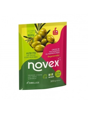 CREME TRATAMENTO EMBELLEZE NOVEX 300G REFIL AZEITE OLIVA COM ALECRIM