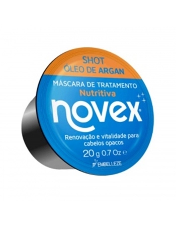MASCARA TRATAMENTO NOVEX 20G SHOT OLEO ARGAN