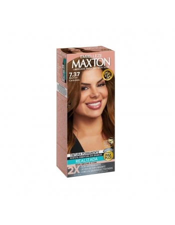 TINTURA MAXTON KIT PRAT 7.37 MARRON CARAMELO