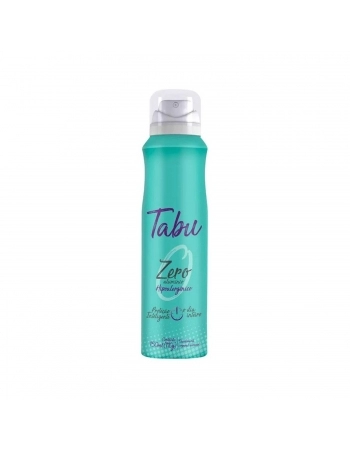 DESODORANTE AEROSOL TABU 150ML ZERO ALUMINIO HIPOALERGENICO