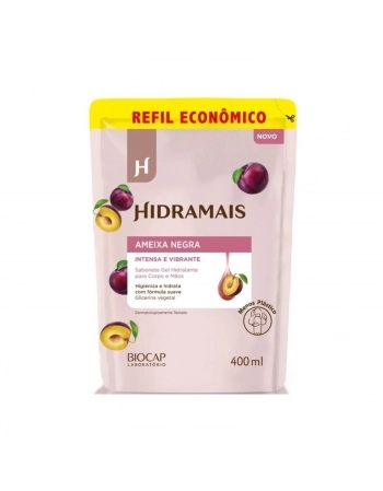 SABONETE LIQUIDO HIDRAMAIS 400ML REFIL AMEIXA NEGRA