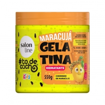 GELATINA SALON LINE 550G TO DE CACHO KIDS HIDRATANTE CHEIRINHO DE MARACUJA