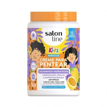 CREME PENTEAR SALON LINE 1K KIDS CACHINHOS HIDRATADOS MARACUJA