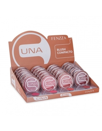 BLUSH COMPACTO FENZZA UNA COM 24UN FZ32010