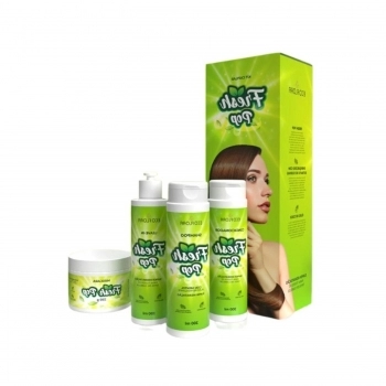 KIT SHAMPOO+CONDICIONADOR+MASCARA+LEAVE-IN ECO FLORA FRESH POP
