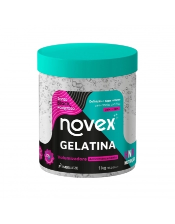 GELATINA EMBELLEZE NOVEX 1K SANTO BLACK VOLUMIZADORA