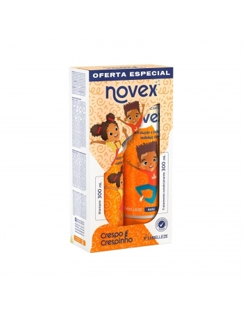 KIT SHAMPOO + CONDICIONADOR EMBELEZE NOVEX 300ML CRESPO CRESPINHO