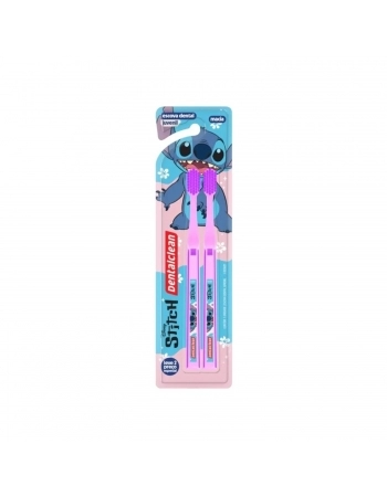 ESCOVA DENTAL DENTALCLEAN 2UNIDADES JUVENIL STITCH