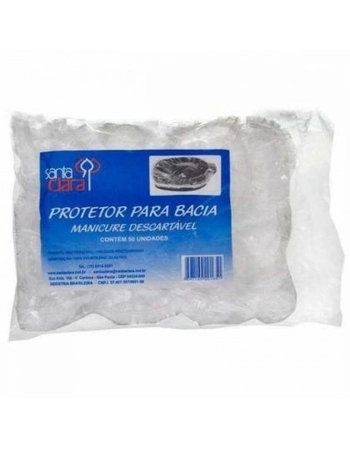 PROTETOR PARA BACIA SANTA CLARA MANICURE 50UNIDADES 165