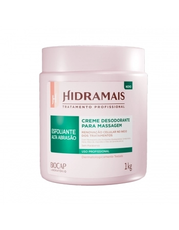 CREME PARA MASSAGEM HIDRAMAIS 1KG ESFOLIANTE ALTA ABRASAO