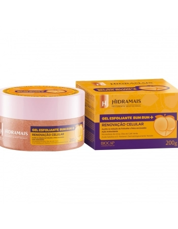 GEL HIDRAMAIS 200G ESFOLIANTE BUMBUM + RENOVAÇÃO CELULAR