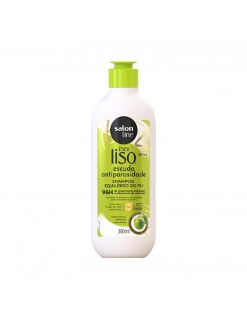 SHAMPOO SALON LINE 300ML MEU LISO ESCUDO ANTIPOROSIDADE