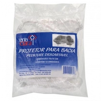 PROTETOR PARA BACIA SANTA CLARA PEDICURE 12 UNIDADES 61