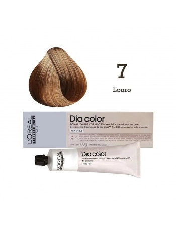 TONALIZANTE LOREAL DIA COLOR PROFISSIONAL INDIVIDUAL 7 LOURO