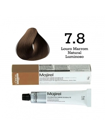TINTURA LOREAL MAJIREL PROFISSIONAL INDIVIDUAL 7.8 LOURO MARROM